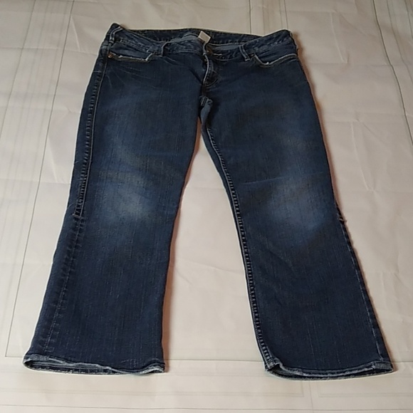SILVER Santorini Capri Jeans Medium Wash Size 31 - Picture 3 of 9